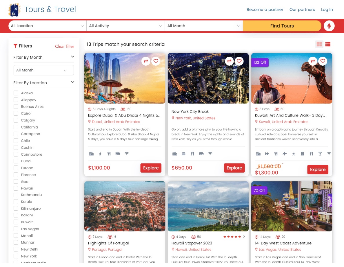 Tours & Travels