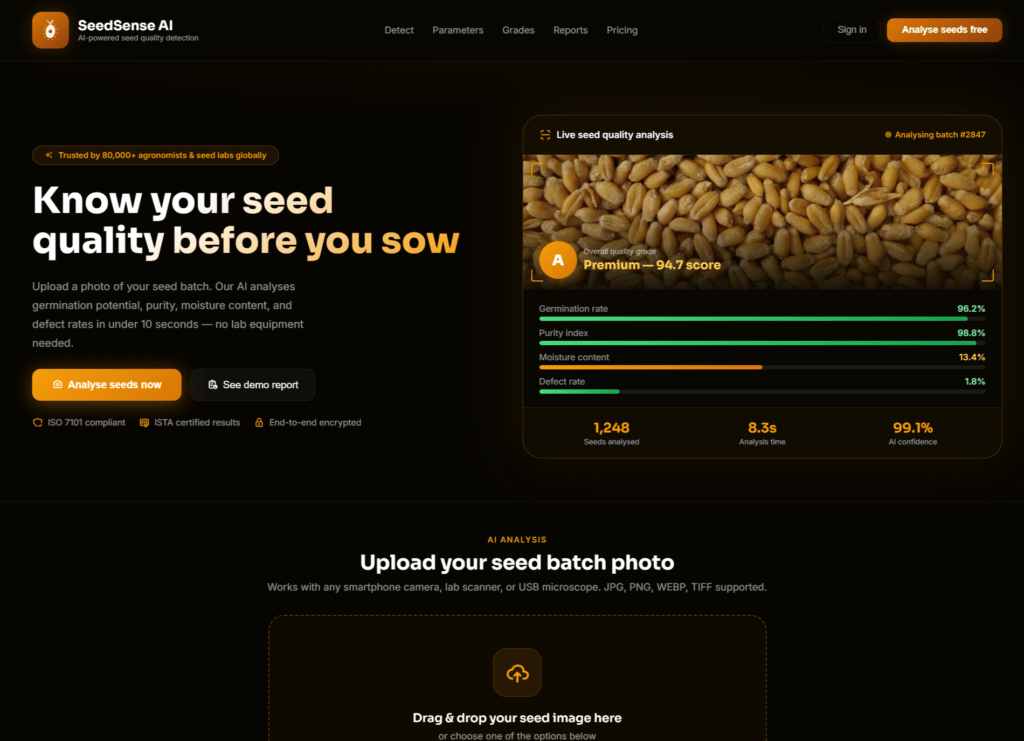 AI-Powered Seed Quality Detection System